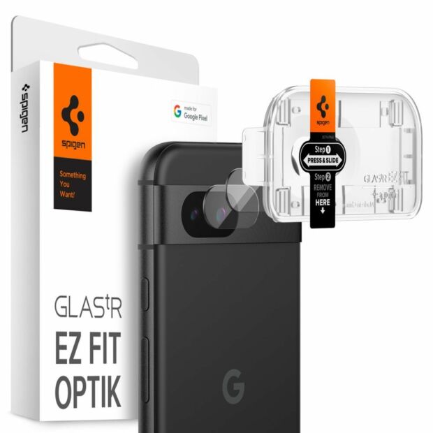 Захисне скло на камеру Spigen EZ Fit Optik Lens Protector 2-Pack до Google Pixel 8a Crystal Clear (AGL07465)