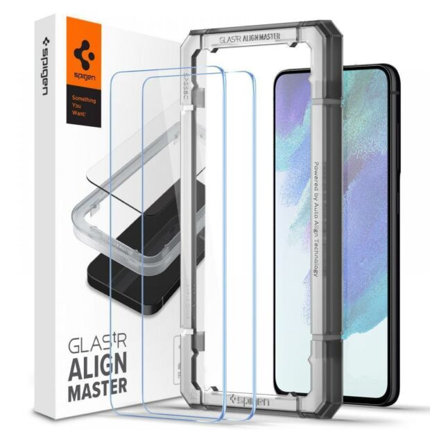 Защитное стекло Spigen Glas.tR Align Master 2-Pack для Samsung Galaxy S21 FE Clear (AGL03088)