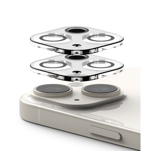 Скло на камеру Ringke Camera Full Cover Glass 2-Pack до iPhone 15 / 15 Plus Clear (C1G039)