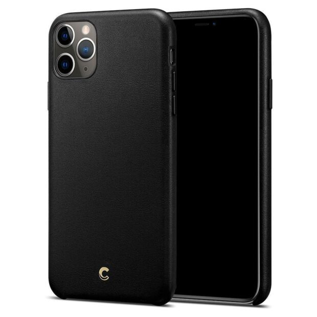 Чехол Spigen Ciel Basic Leather для iPhone 11 Pro Max Black (075CS27170)