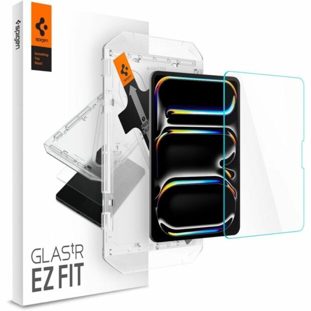 Защитное стекло Spigen Glas.tR EZ Fit для iPad Pro 11'' (2024/2025) Clear (AGL07788)