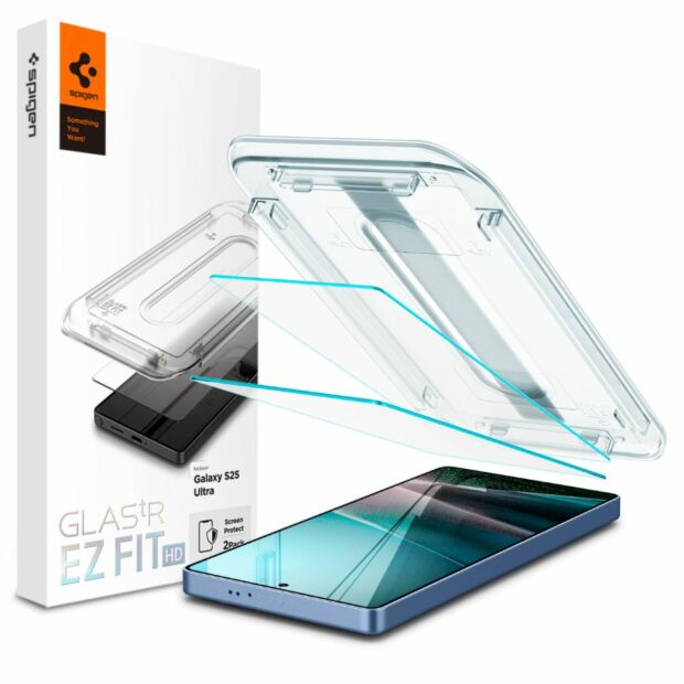 Захисне скло Spigen Glas.tR EZ FIT 2-Pack до Samsung Galaxy S25 Ultra Clear (AGL09082)