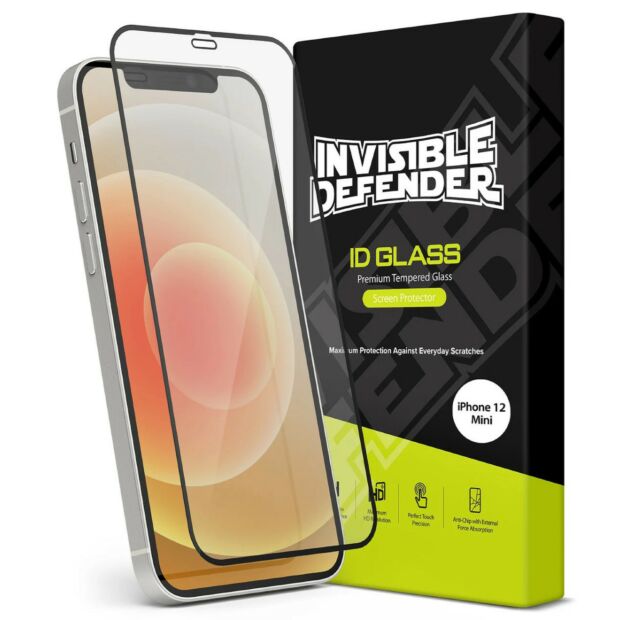 Захисне скло Fusion Invisible Defender Full Cover Glass для iPhone 12 Mini Black (G7F022)