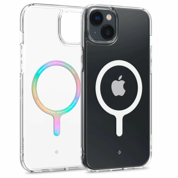 Чохол Caseology Capella Mag до iPhone 13/14 Clear White (ACS05129)