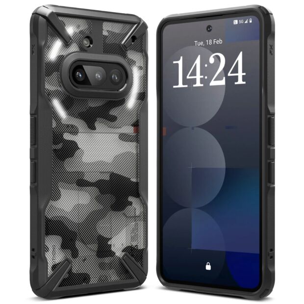 Чохол Ringke Fusion X до Nothing Phone (3a) Camo Black (FX1064E73)
