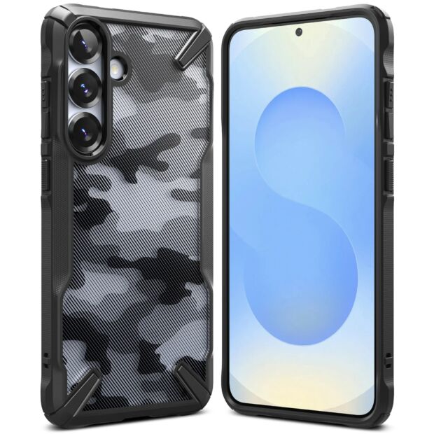 Чохол Ringke Fusion X до Samsung Galaxy S25+ Plus Camo Black (FX987E73)