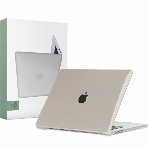 Чохол Tech-Protect SmartShell до MacBook Air 15'' (M2/M3, 2023/2024) Crystal Clear (9490713935729)