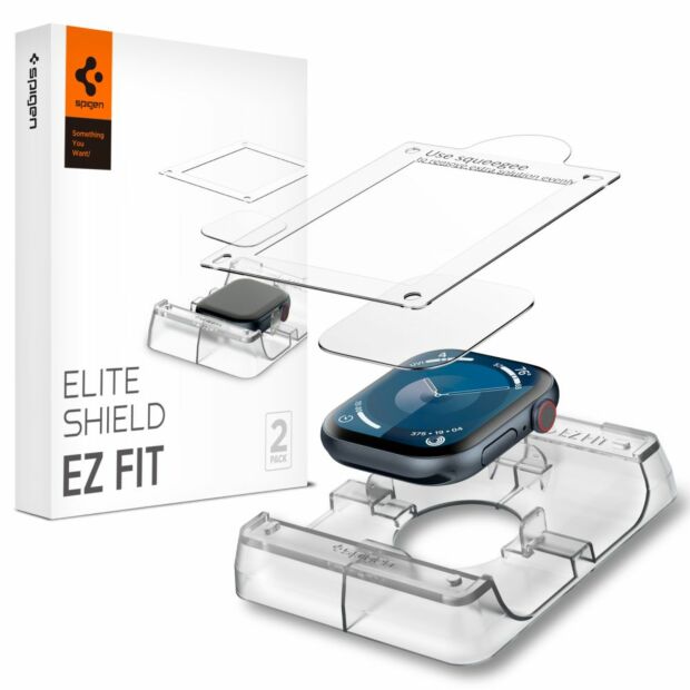 Захисна плівка Spigen EliteShield EZ Fit 2-Pack до Apple Watch 10/11 46mm (AFL08579)