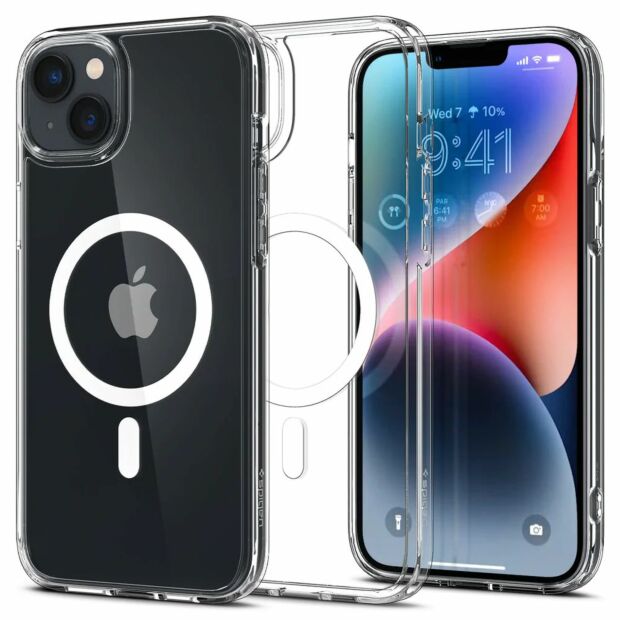 Чохол Spigen Ultra Hybrid Mag до iPhone 14 Plus White (ACS04902)