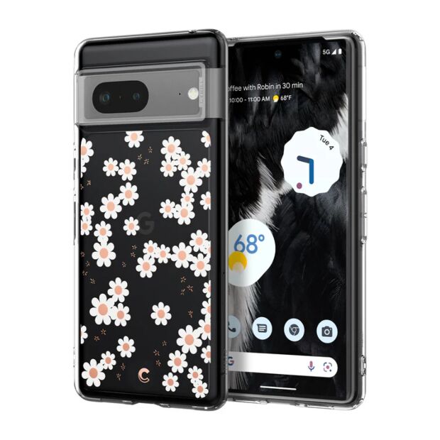 Чохол Cyrill Cecile до Google Pixel 7 White Daisy (ACS05242)