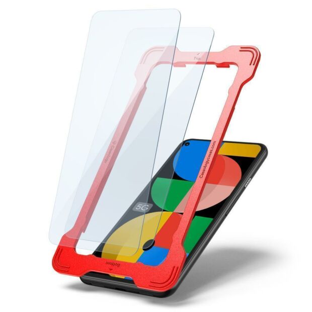 Защитное стекло Caseology Snap Fit 2-Pack Tempered Glass для Google Pixel 5a (5G) Clear (AGL03358)