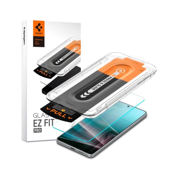 Защитное стекло Spigen Glas.tR EZ FIT Pro 1-Pack для Samsung Galaxy S25 Edge Clear (AGL09411)