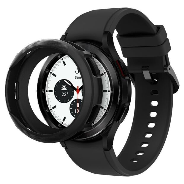 Чехол Spigen Liquid Air для Samsung Galaxy Watch 4 Classic 46mm Matte Black (ACS03140)