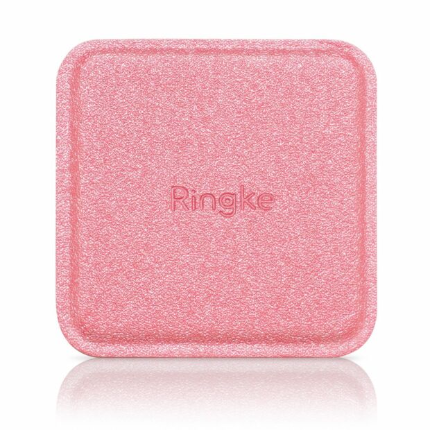 Ringke PU Leather Metal Plate 2-pack набор пластин для магнитных автодержателей Pink (ACPU0002)