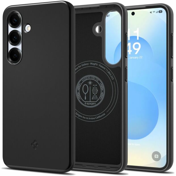 Чохол Spigen Thin Fit MagFit до Samsung Galaxy S25 Black (ACS08993)