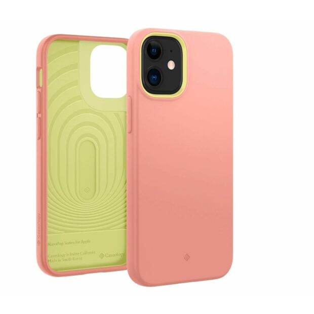 Чехол Caseology Nano Pop для iPhone 12/ 12 Pro Peach Pink (ACS01722)