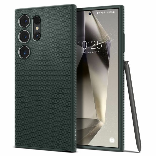 Чехол Spigen Liquid Air для Samsung Galaxy S24 Ultra Abyss Green (ACS07288)