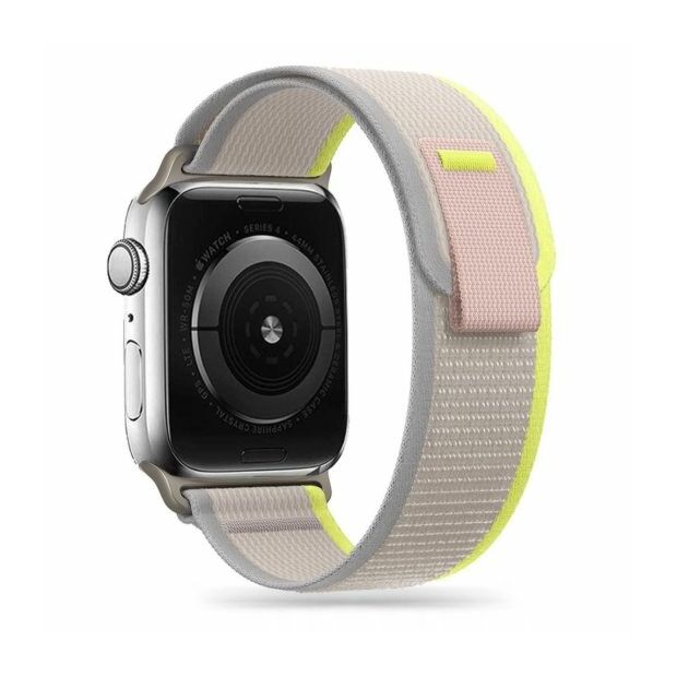 Ремінець Tech-Protect Nylon до Apple Watch 3/4/5/6/SE/7/8/9/ULTRA (42/44/45/49mm) Beige