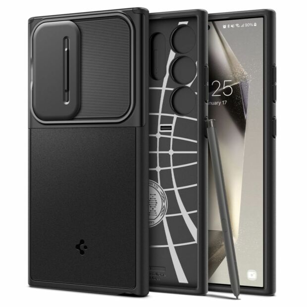 Чохол Spigen Optik Armor до Samsung Galaxy S24 Ultra Matte Black (ACS07313)