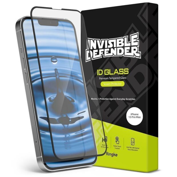 Захисне скло Fusion Invisible Defender Full Cover Glass для iPhone 13 Pro Max / 14 Plus Black (G4as059)