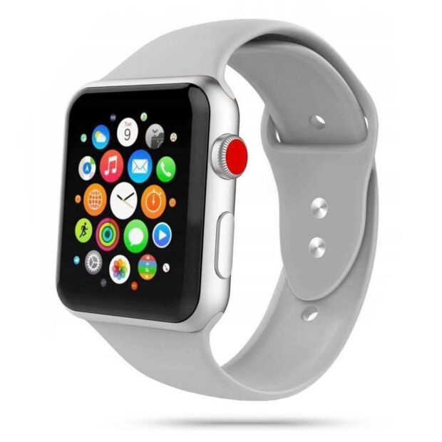 Ремінець Tech-Protect Iconband для Apple Watch 1/2/3/4/5/6/SE/7/8/9/Ultra 42/44/45/49mm Grey