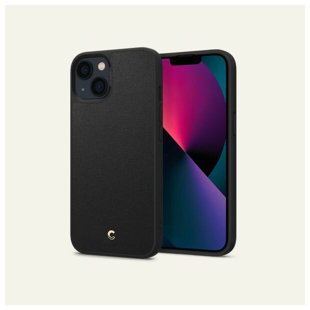 Чехол Cyrill Leather Brick для iPhone 13 Black (ACS03185)