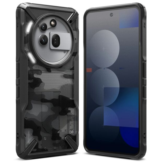 Чохол Ringke Fusion X до Nothing Phone (3a) Pro Camo Black (FX1065E73)
