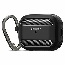 Чохол Spigen Rugged Armor case до Apple AirPods Pro 2 Black (ACS05482)