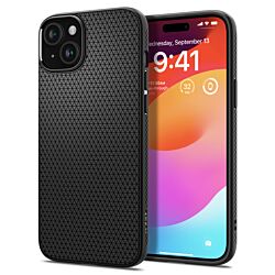 Чехол Spigen Liquid Air для iPhone 15 Plus Matte Black (ACS06650)