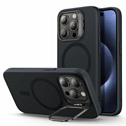 Чохол ESR Cloud Soft with Stash Stand (Halolock) до iPhone 15 Pro Black (1A6600102)