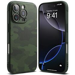 Чохол Ringke Onyx Design до iPhone 16 Pro Camo Green (OD908E246)