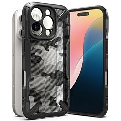 Чехол Ringke Fusion X для iPhone 16 Pro Max Camo Black (FX905E73)