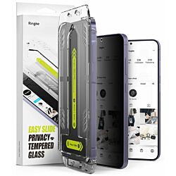Защитное стекло Ringke Easy Slide Privacy Tempered Glass 2-Pack для Samsung Galaxy S24 Clear (G4as127)