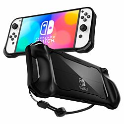 Чохол Spigen Rugged Armor до Nintendo Switch OLED Black (ACS04020)