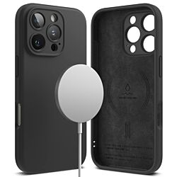 Чохол Ringke Silicone Magnetic для iPhone 16 Pro Max Black (SIMG921SE55)