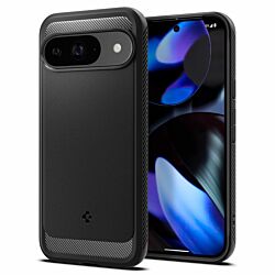 Чехол Spigen Rugged Armor для Google Pixel 9 / 9 Pro Matte Black (ACS07685)