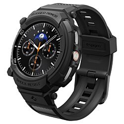 Чехол с ремешком Spigen Rugged Armor Pro для Samsung Galaxy Watch 8 Classic 46mm Matte Black (ACS10013)
