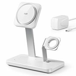 Док-станция ESR Halolock 3in1 Cryoboost MagSafe Magnetic Wireless Charger Arctic White (2C5510202)
