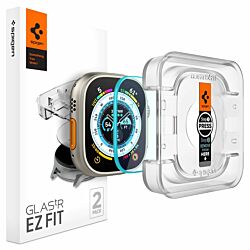 Захисне скло Spigen Glas.tR EZ Fit 2-Pack до Apple Watch Ultra 1/2/3 49mm (AGL05556)