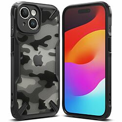 Чохол Fusion X до iPhone 15 Plus Camo Black (FX734E73)