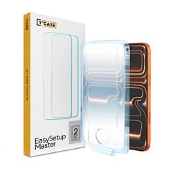 Захисне скло 1stcase EasySetup Master Tempered Glass 2-pack до iPhone 16 Pro/17/17 Pro Clear (SLA3001)