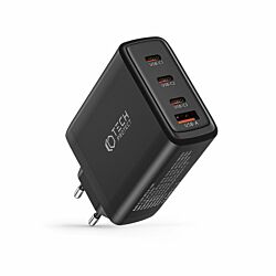 Сетевое зарядное устройство-адаптер Tech-Protect NC100W GAN 4-port Network Charger PD100W/QC3.0 Black (9490713935101)