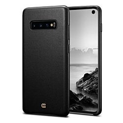 Чехол Spigen Cyrill Smooth Leather для Samsung Galaxy S10 Black (605CS25971)