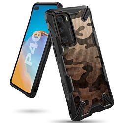 Чохол Ringke Fusion X Design для Huawei P40 Camo Black ( XDSG0031)
