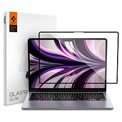 Захисне скло Spigen Glas.tR Slim Full Cover до MacBook Air 13" (2022-2025) Black (AGL05504)
