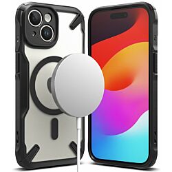 Чехол Ringke Fusion X Magnetic для iPhone 15 Matte Black (FXMGM729E55)