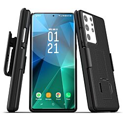 Чехол Encased Duraclip with Holster для Samsung Galaxy S21 Ultra Black (HC145)