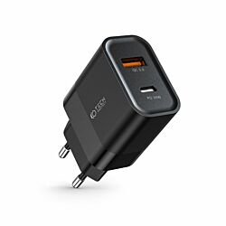 Мережевий зарядний пристрій-адаптер Tech-Protect C30W 2-port PD30/QC3.0 Black (9589046926808)