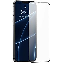 Захисне скло Baseus 0.3 mm Full screen FG TG (2шт.+уст.рамка) для iPhone 13 Mini Black (SGQP010001)
