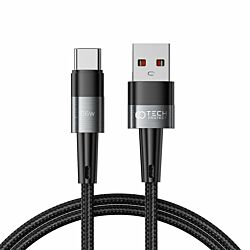 Дата-кабель Tech-Protect Ultraboost Type-C Cable PD66W/6A 1m Grey (9490713934135)